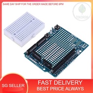 (Ready Stock) UNO R3 Proto Shield Prototype Expansion Board with SYB-170 Mini Breadboard Based for Arduino UNO R3