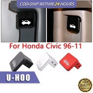 Car Aluminum Alloy Hood Release Latch Handle Repair Kit Honda Civic Accessories 1996-2011 CRV