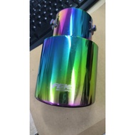 FGK EXHAUST TAIL PIPE TIPS RAINBOW 3INCH ST-AX08R