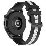 สายซิลิโคนสำหรับนาฬิกา Huawei GT 3 SE 46มม. 42มม./GT 2/GT2/โปร/รันเนอร์สร้อยข้อมือรวดเร็วสำหรับ Samsung Galaxy Watch 6/5/4/คลาสสิก/สายที่ใช้งาน