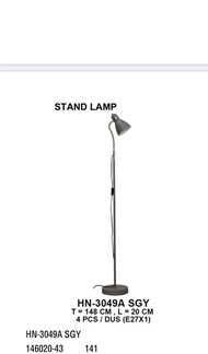 Jual Lampu baca standing 3049 - Hitam Murah