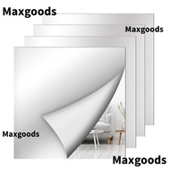 MAXGOODS 1pc Acrylic Mirror Sheet, Simple 1.6mm Thick Non Glass Mirror Stickers,  Self Adhesive Shat