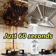 Kitchen Oil Stain Cleaner Spray Oil stain cleaning spray Pots Pans Stovetop Stainless Wok Pot bottom