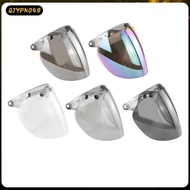 [qjypno49] 3 Snap Visor Shield Front Flip up Helmet Visor Face Shield Helmet Lens Visor
