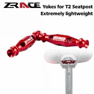 ZRACE Lightweight Yokes For T2 Seatpost Parts Of Passion 7075AL 10g Pair Red Black
