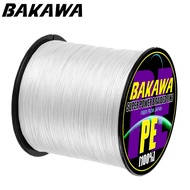BAKAWA 4 Strands Fishing Line 300M Braided PE Fishing Fishing Line Fishing Line Tool Braided Fishing