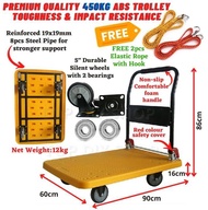 450Kg ABS Trolley Troli Barang Heavy Duty Trolley Foldable Trolly Barang Troli Beroda Portable Troll