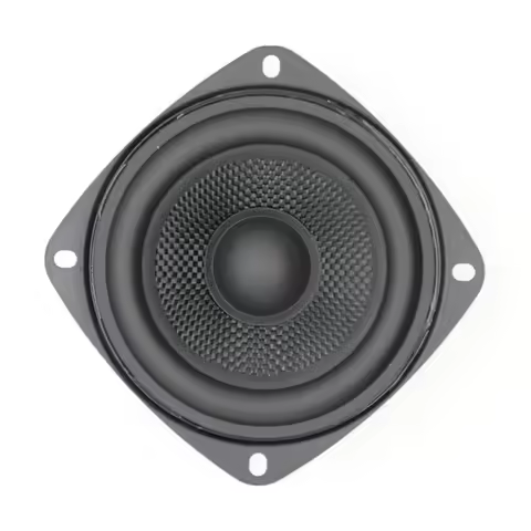 SOTAMIA 1pcs 3.5 Inch Mid Bass Speaker 8 Ohm 20W High Quality Braided Basin Upgrade Loudspeaker DIY 