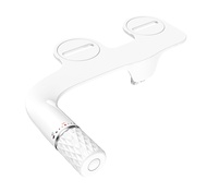 Samodra Bidet Toilet Seat Attachment Ultra-Thin Non-Electric Dual Nozzles Frontal & Rear Wash For Ba