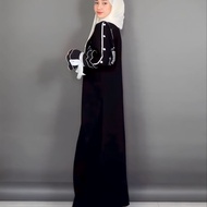 Ramadhan Sale Abaya Turkey Hitam Gamis Gaun Jubah Dress Muslim Wanita