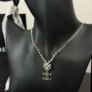 CHANEL潮流雙C墜飾長款 金屬 項鍊