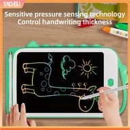 yakhsu|  Pressure-sensitive Drawing Tablet Dinosaur Drawing Board Colorful Dinosaur Lcd Writing Tablet with Pencil Fun Drawing Board for Kids Pressure-sensitive for Children