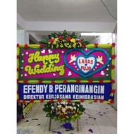 Condolence Flower Board Happy & Successful/ Wedding/ 1.6x2