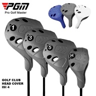 Pgm Gt025 Golf Club Head Cover For Driver Wood Hybrid Contents 4 Golf Club Covers
