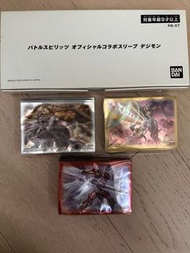 全新數碼暴龍卡套-奧米茄獸白金帝王龍獸，真紅蓮騎士獸