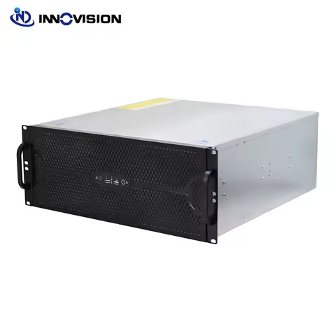 4U Multiple Rack GPU Server Case Support 4 Daul GPU Cards Max Support 15.2"x13.2" Motherboard 11 Ful