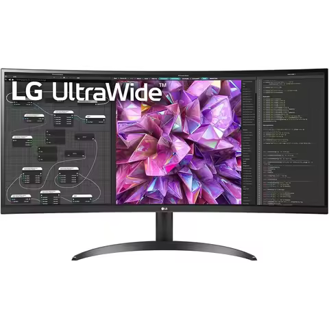 LG 34BQ60QC-B 21:9 Curved UltraWide QHD IPS Monitor