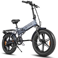 Ⓜ20 Inch 750W Folding Electric Snow Bicycle Power Assist Moped E Bike 12.8AH 48V 60-80km Range for Commuting Traveling 4