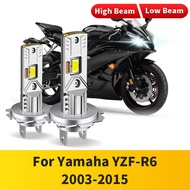 1PC/2PCS For Yamaha YZF-R6 2003-2009 YZF-R1 2009-2011 Motorcycle H7 LED Headlight Bulbs Replacement 