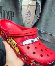 Crocs x car classic clog Mc Queen  汽車人 麥坤Mcqueen 發光款 拖鞋 大人小孩同款