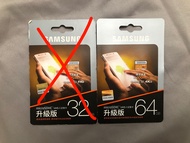Samsung micro sd  記憶卡 64GB