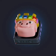 MINECRAFT KEYCAP - CROWNED PIG - Nút Bàn Phím Minecraft