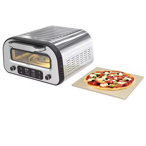 GTPZ15 Pizza Oven With CE ETL KC Certificated 12-Inch Metal Turbo-Bake Pizza Oven 450 ℉ For Quick Ho