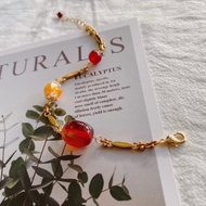 【Cinnamonmon 希娜夢夢】滋養 | 紅瑪瑙原礦精油手鍊