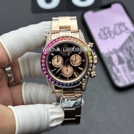 Jaeger -JL VSF-QF-CF 3K-PP D4130- Swiss automatic movement sapphire mirror imported cowhide strap