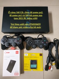 Máy game Ps2 ổ cứng 260 gb (có game 100 ps2 và 40 ps1) - Playstation 2 hàng chính hãng bảo hành 2 th