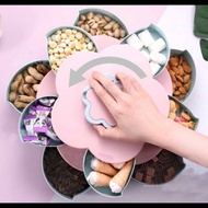 UNIQUE 2-LAYER ROTATING cake JAR / UNIQUE Eid cake Christmas flower