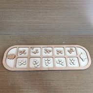 Wooden Mandarin Box Game Set, Wooden Folk Game Set