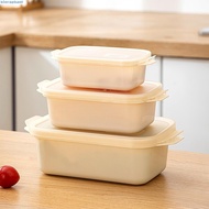 3pcs Stackable Plastic Containers Recyclable Space Saver Airtight Container