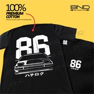 TOYOTA BND - T-Shirt Corolla AE86 HachirokuTOYOTA - T-Shirt AE86 JDM Initial D Car T-Shirt