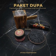 4in1 Bukhur Buhur Arabic Incense Set Fragrance Complete Package Various Variants Hajar Aswad Maghrib