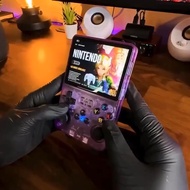 R36S game console 3.5-inch IPS screen portable game console 128G retro handheld game console built-i