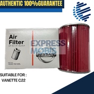 100% ORIGINAL NISSAN AIR FILTER 16546-76016ML  VANETTE C22