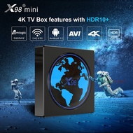 Tivi Box Android Mới 2021 Tivi box X98 Mini S905W2 2.4G/5G Wifi android 11.0 mới bộ nhớ 32G ram 4G x