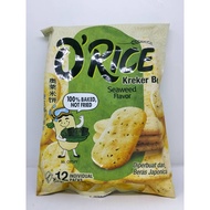 O'RICE-SEAWEED CRACKER奥莱海苔米饼(7.95GX12SMALL PACKS)