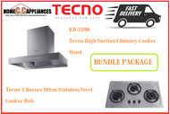 TECNO HOOD AND HOB FOR BUNDLE PACKAGE ( KD 3288 &amp; SR 98SV ) / FREE EXPRESS DELIVERY