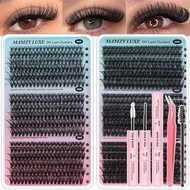Eyelash Cluster Set 708 Pieces Independent Eyelash Extension Set 30D+40D+50D+60D+80D+100D Slim Eyela