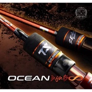[ COMBO ] TEAM SEAHAWK OCEAN INFINITY SPINNING JIGGING ROD + TEAM SEAHAWK KINGDOM EXTREME SALTWATER 