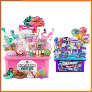 SG In Stock Slime Kit DIY Making Kit Girls Boys Bubble Kit Crystal Slime