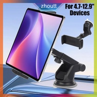 zhoutt Suction Cup Tablet Car Phone Holder For Samsung Galaxy Z Fold 4 3 2 Stand Adjustable Mobile M