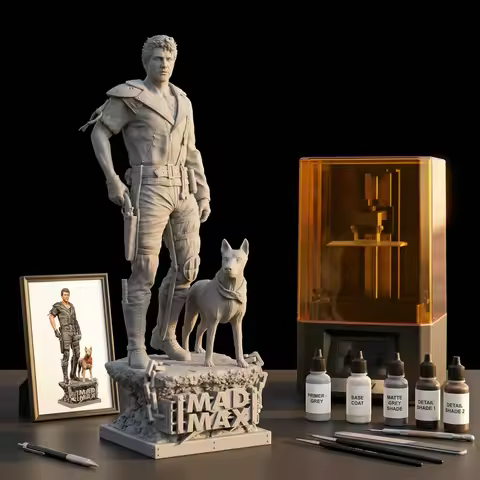 1/24 1/18 1/12 Max Unpainted Unassembled 3D Printing Model Garage Kits (Requires Painting and Assemb