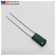 5PCS 2A272J 0.0027UF 2.7NF 100V, Mylar Polyester Film Capacitor