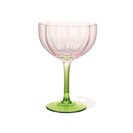 【A Popular】 Retro Highball Gradation Flower Cup Crystal Glass Red Wine Cup Champagne Cup European V
