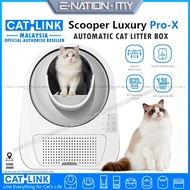 [CATLINK] Scooper Luxury Pro-X Luxury Version | AI Self Cleaning Litter Box WIFI App Monitoring Mult