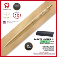 Parker Jotter XL Ballpoint Pen - Monochrome Gold (with Black - Medium (M) Refill) / {ORIGINAL} / [Re