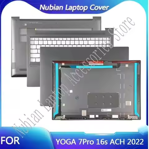 Replacement New For YOGA 16s ACH 2022 Slim 7 Pro 16ACH6 Laptop LCD Rear Lid Back Top Cover Palmrest 